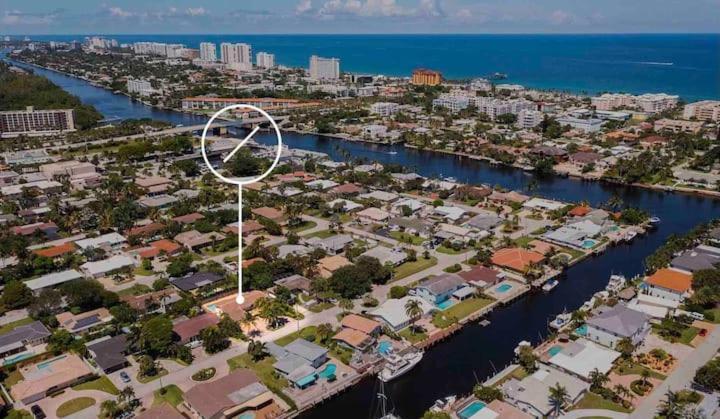 Beautiful 4 Bedrooms/Pool/Walk To Beach ディアフィールド・ビーチ エクステリア 写真